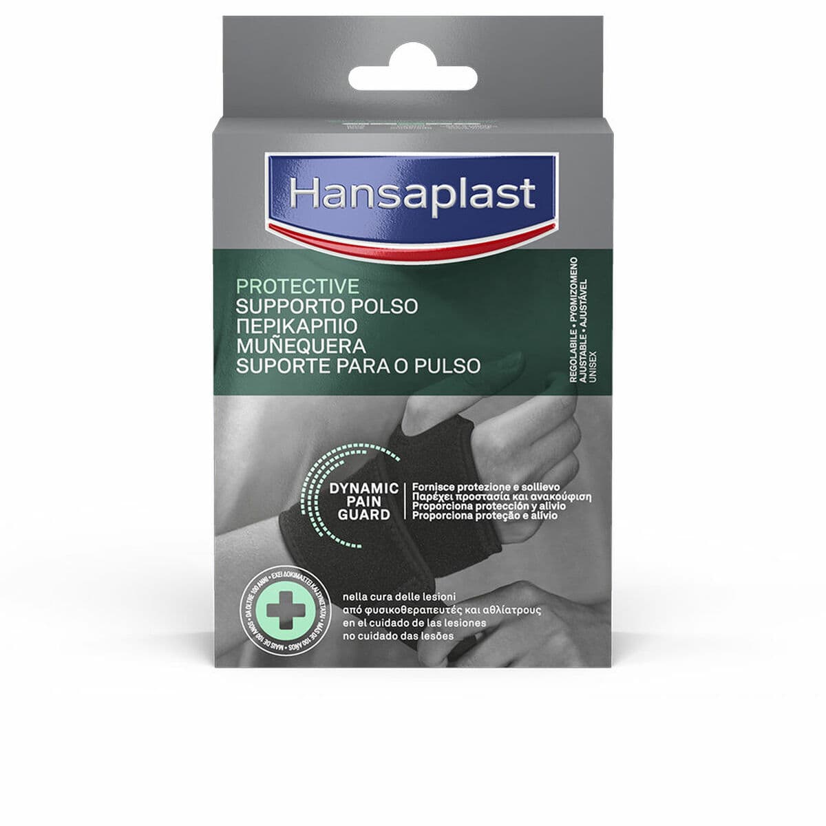 Supporto per polso Hansaplast Dynamic Pain Guard nero