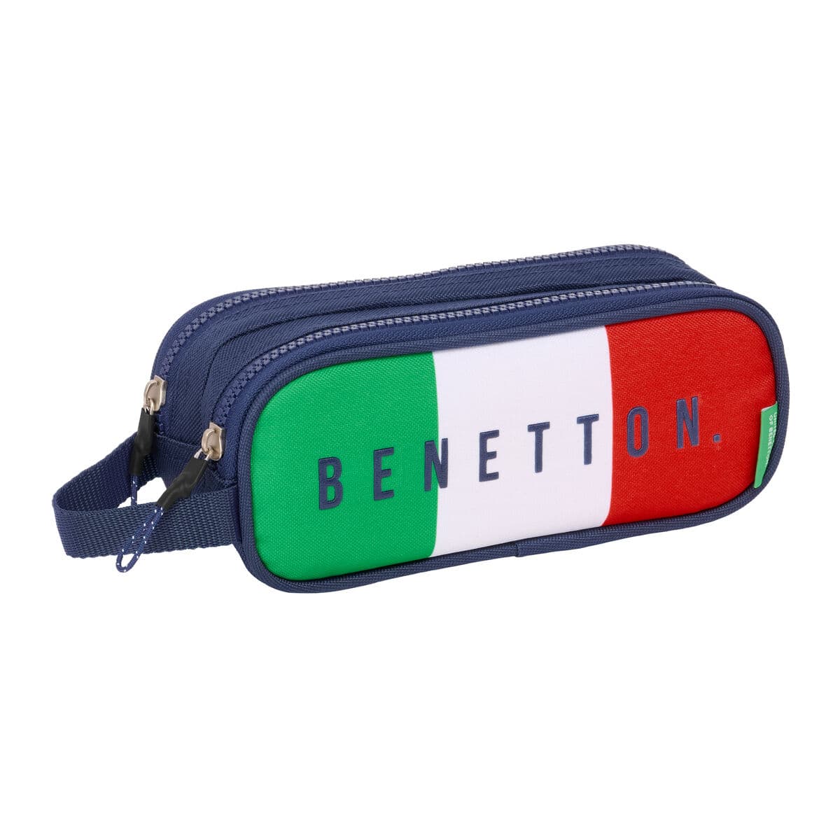 Astuccio doppio Benetton Flag blu navy