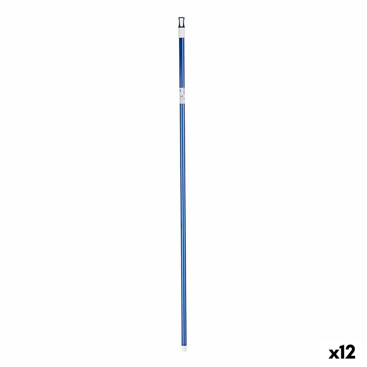 Manico scopa blu metallo 2,3 x 130 x 2,3 cm - 12 unità