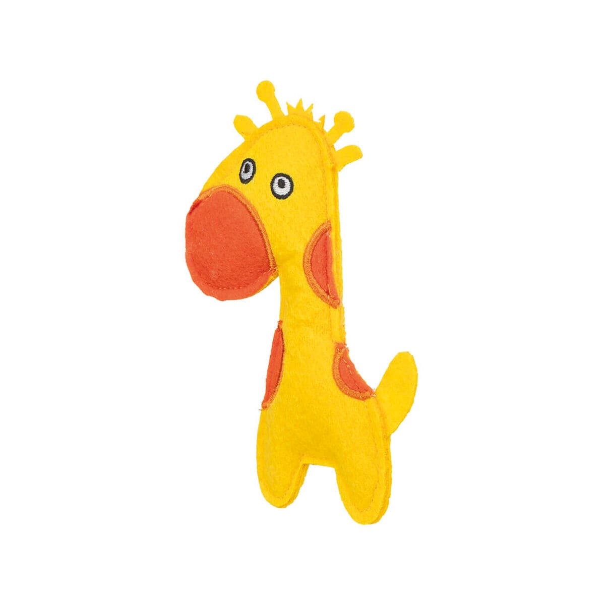 Soft toy for dogs Trixie Yellow Giraffe 15 cm Felt