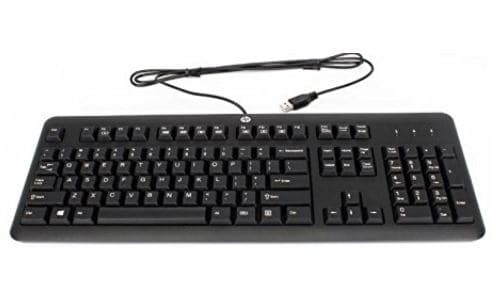 HP Tastiera Universale USB Svizzera Nero