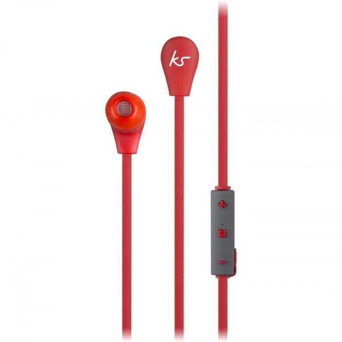 KitSound Bounce Wireless In-Ear Bluetooth-Kopfhörer Rot