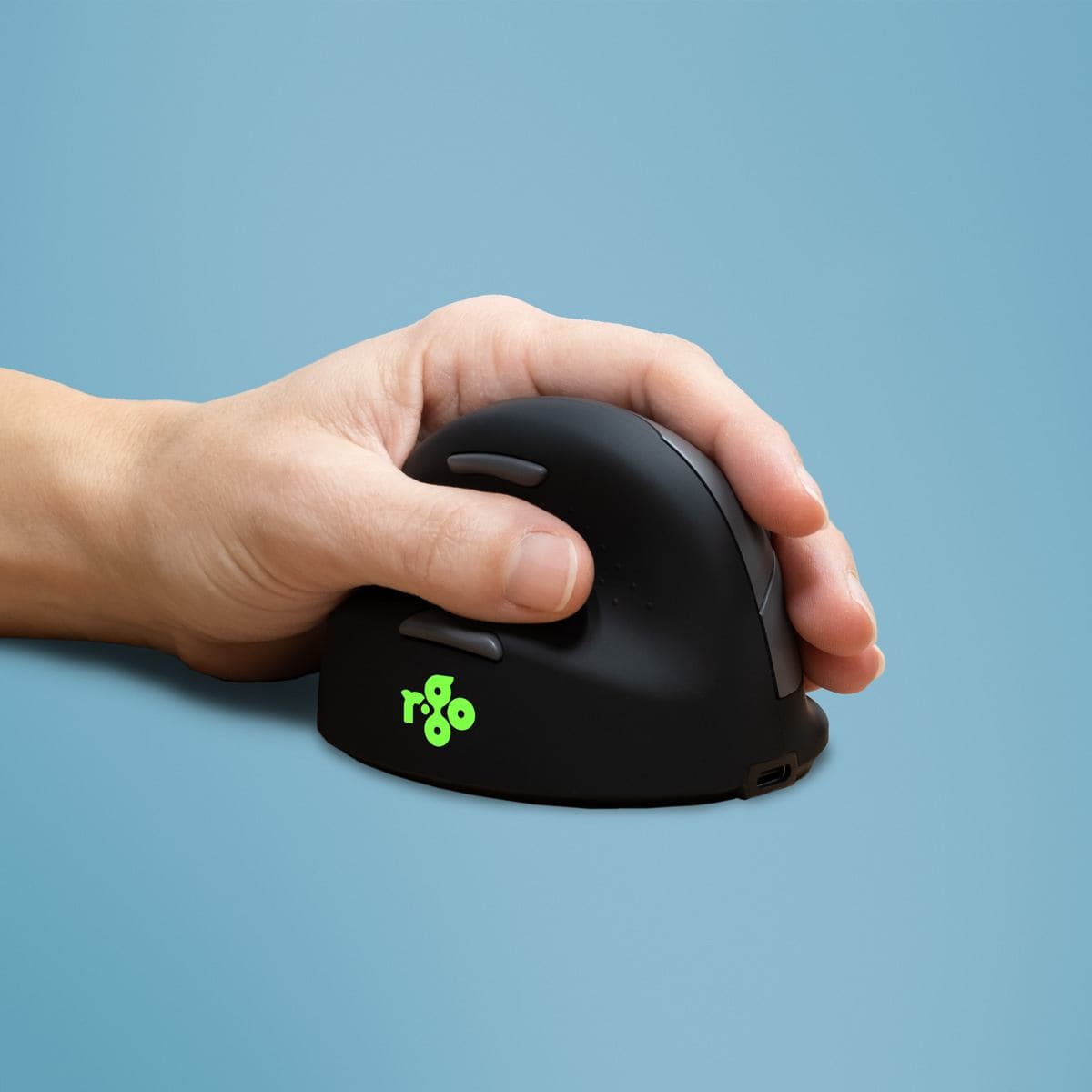 R-Go Tools HE Break Ergonomic Mouse Large Left-Handed Wireless