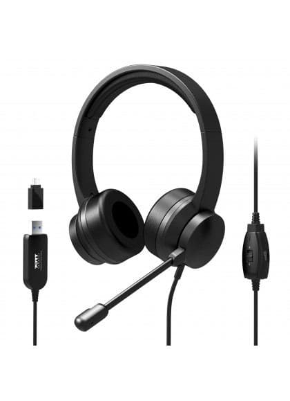 Port Designs Headset Comfort Office USB