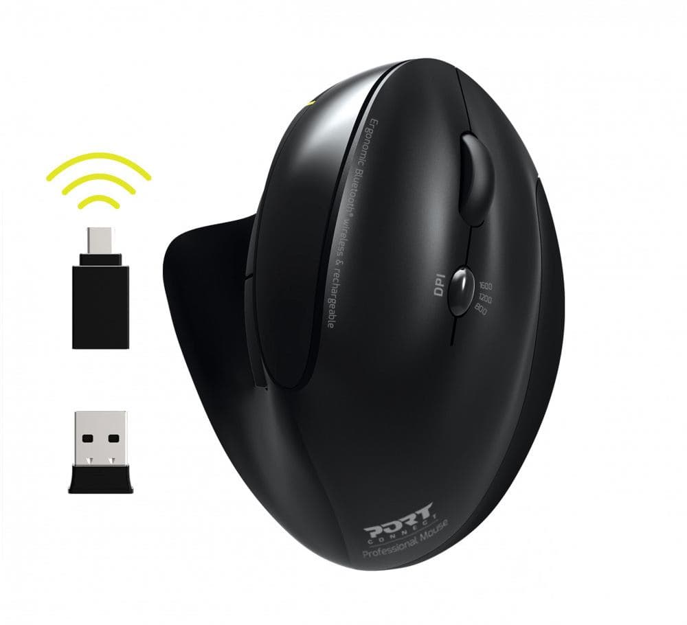 Port Designs 900706-BT Ergonomische Maus