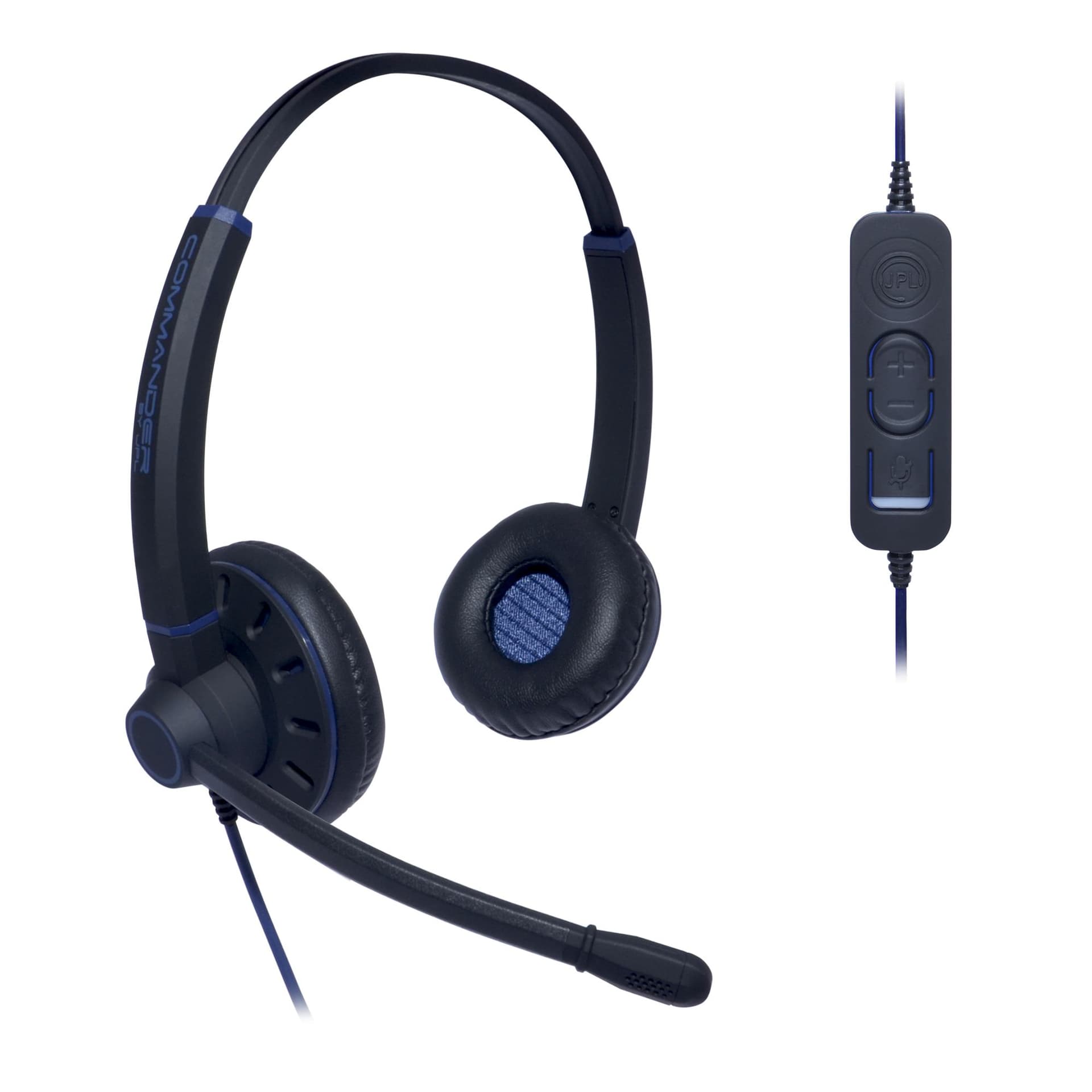 JPL Commander-2 V2 Auricolare Cablato Biauricolare USB-A/C Nero