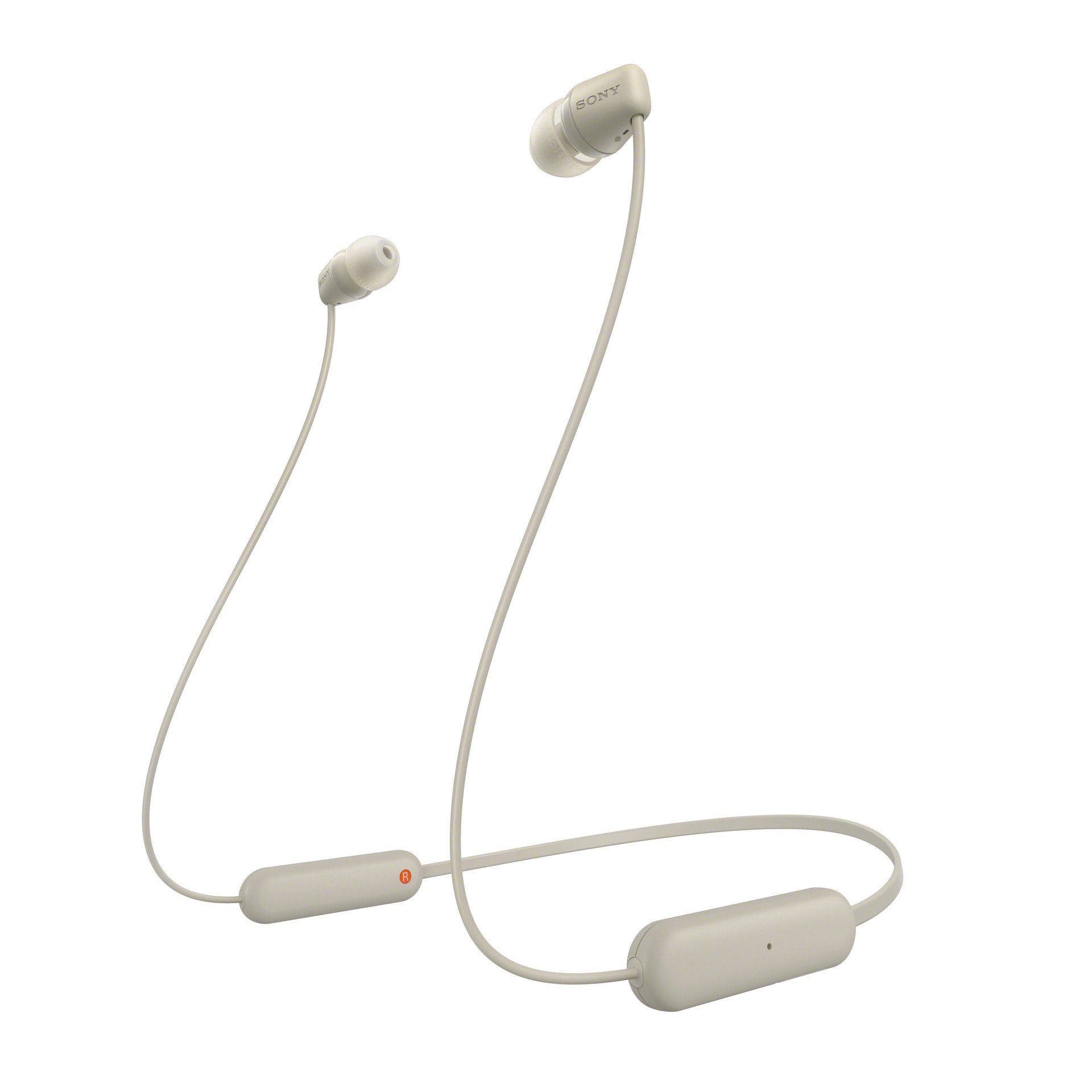 Sony WI-C100 Wireless In-ear Headphones Beige