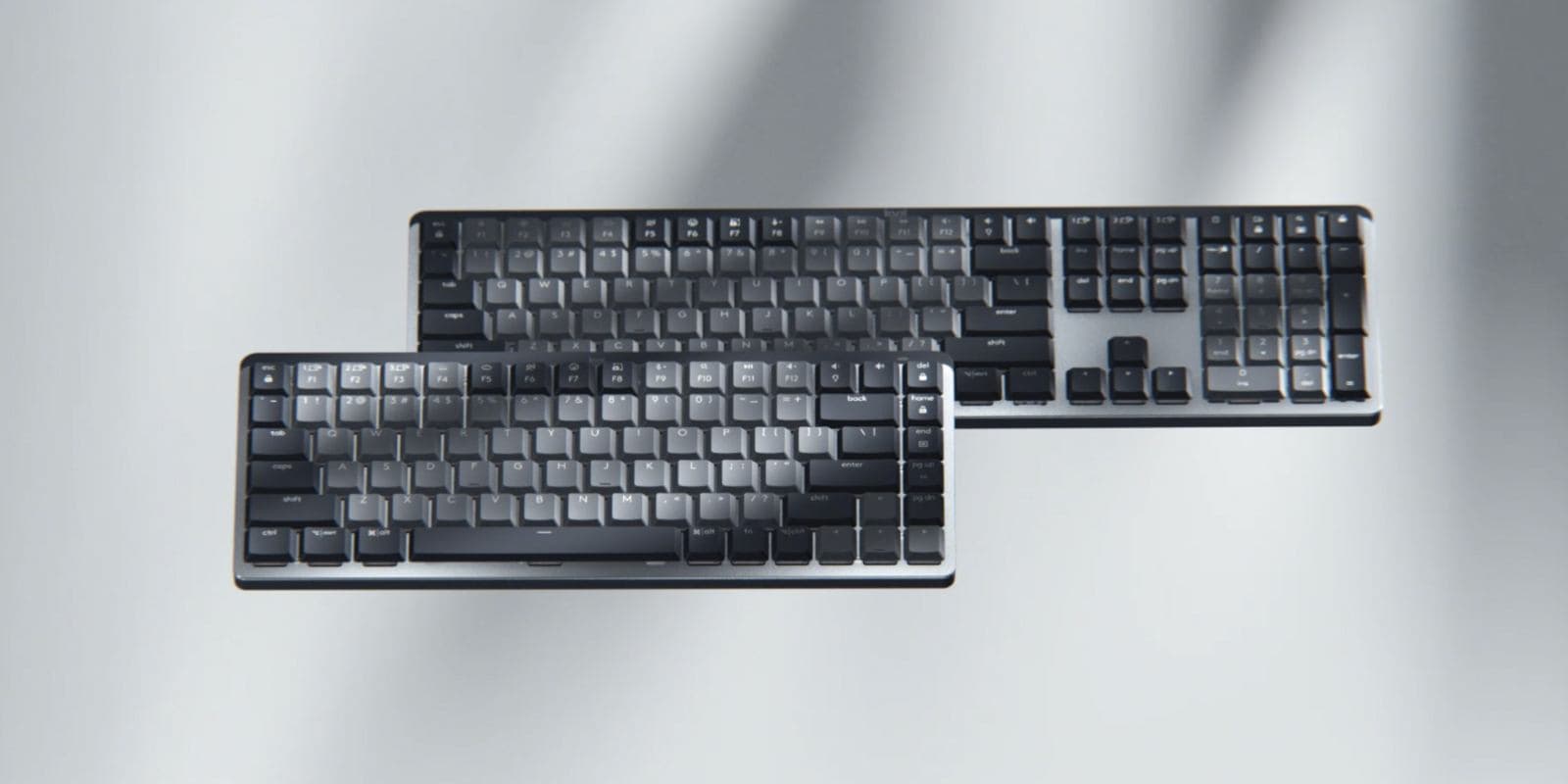 Logitech MX Mechanical M Tastiera Wireless RF + Bluetooth QWERTY Nordic Grafite