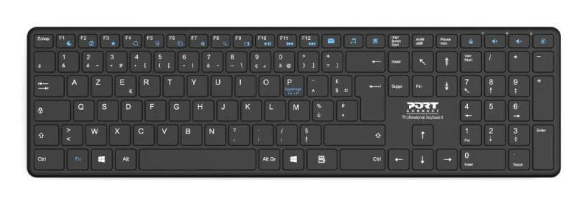 Port Designs Office Pro Tastiera Bluetooth QWERTY UK Nera