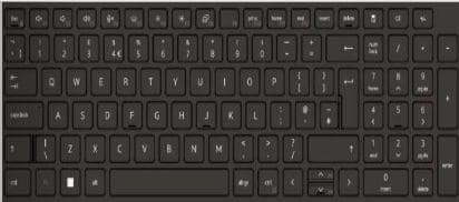 Dell Backlit Keyboard UK Layout