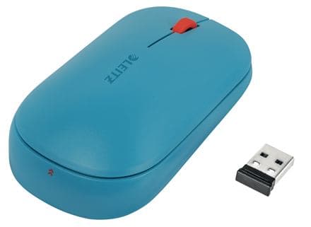 Leitz Cosy Mouse Wireless Ambidestro Blu