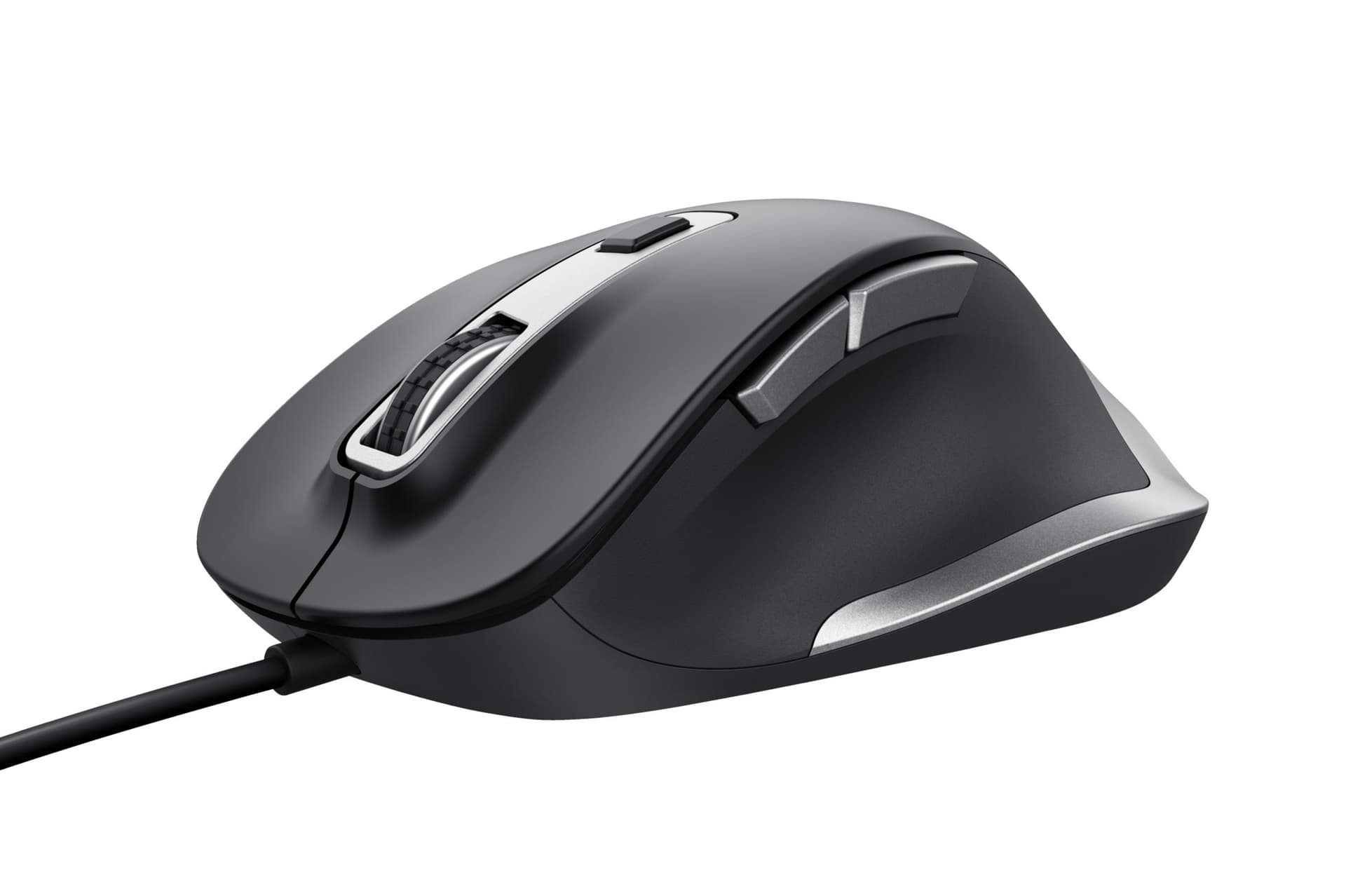 Trust Fyda Mouse Ufficio Mano Destra USB Tipo a Ottico 5000 DPI (fyda Wired Mouse 5.000 DPI - ECO Friendly)