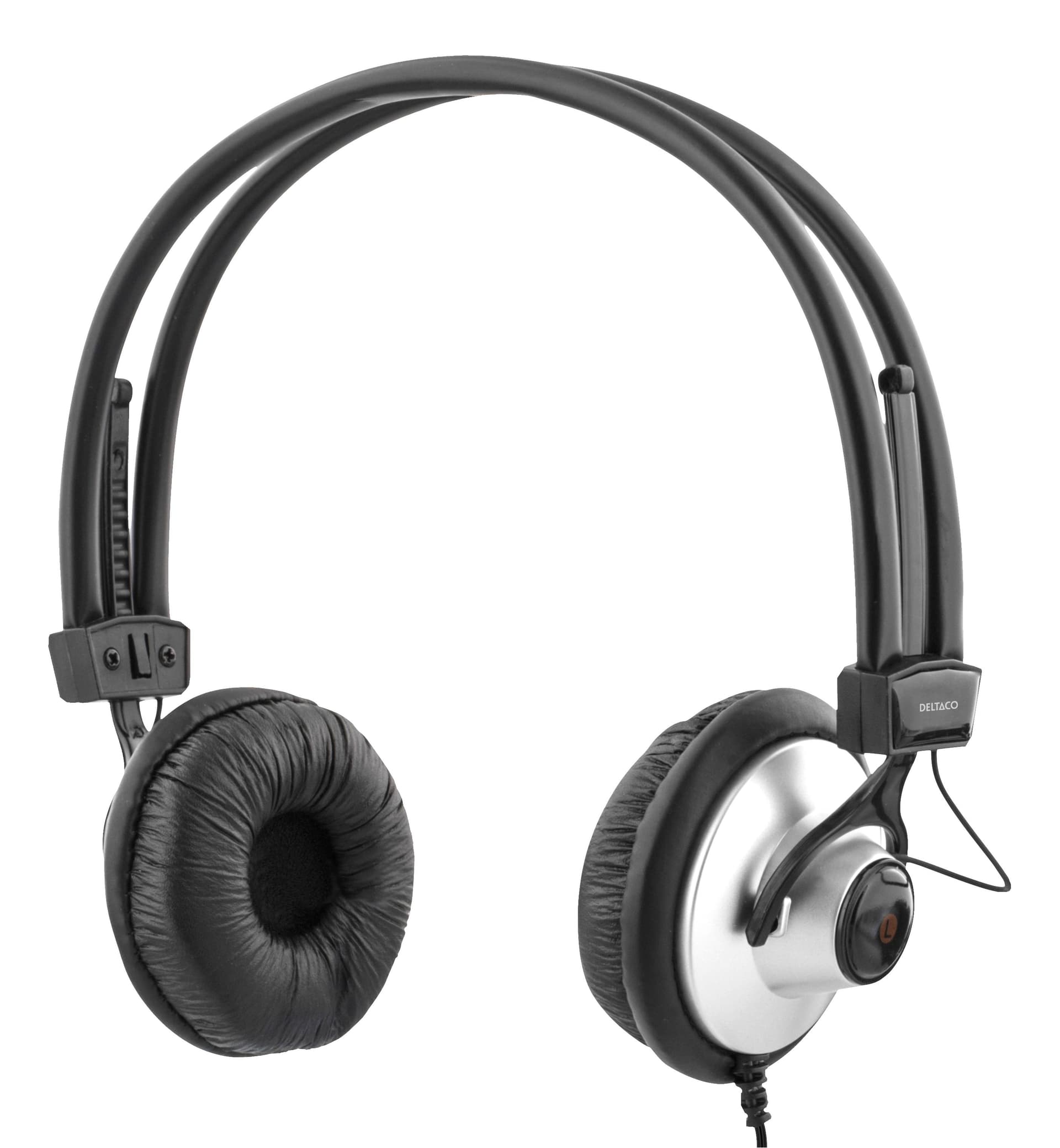 Deltaco HL-6 Cuffie On-Ear Cablate