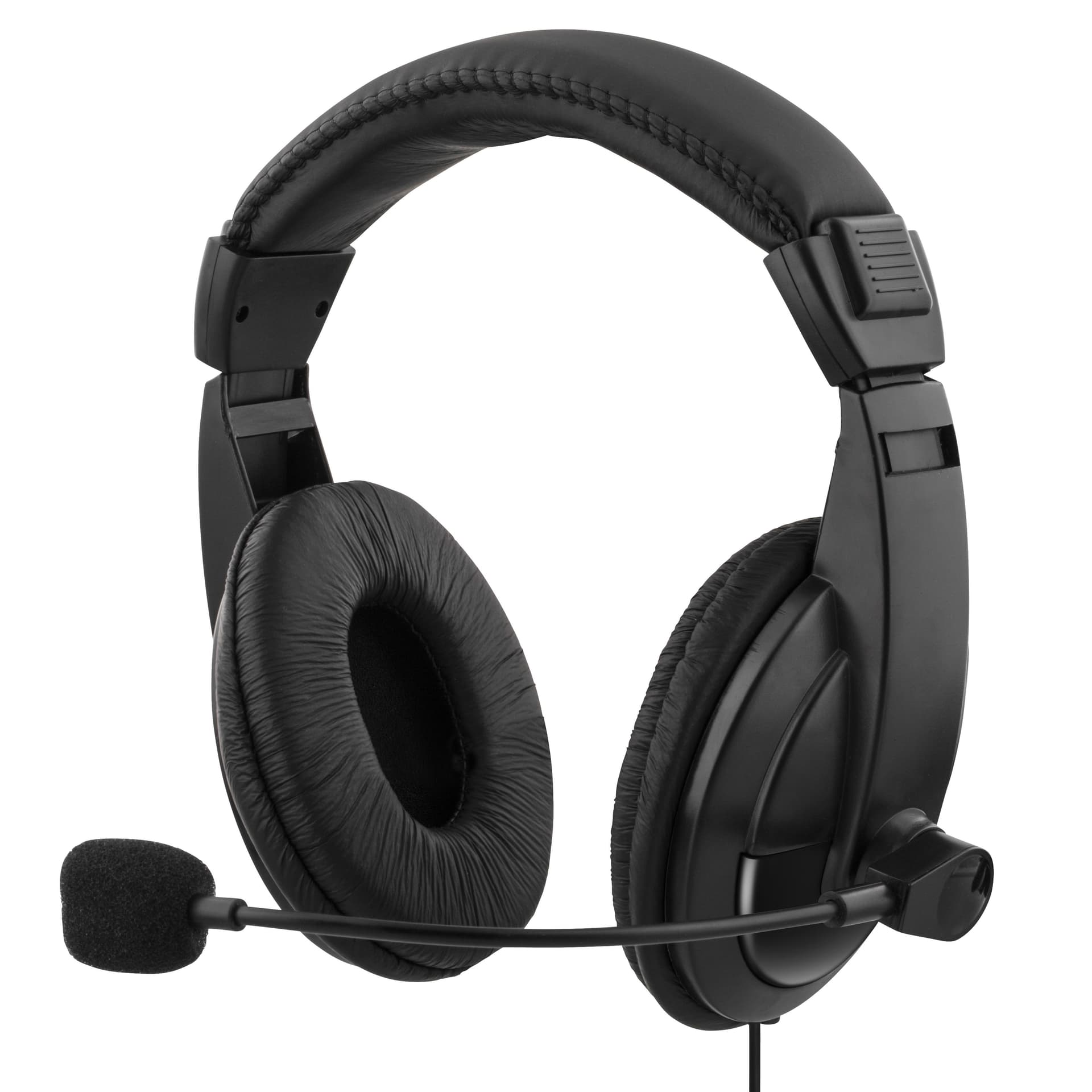 Deltaco HL-56 cuffia e auricolare Cablato A Padiglione Musica e Chiamate Nero (DELTACO HL-56 - headset)