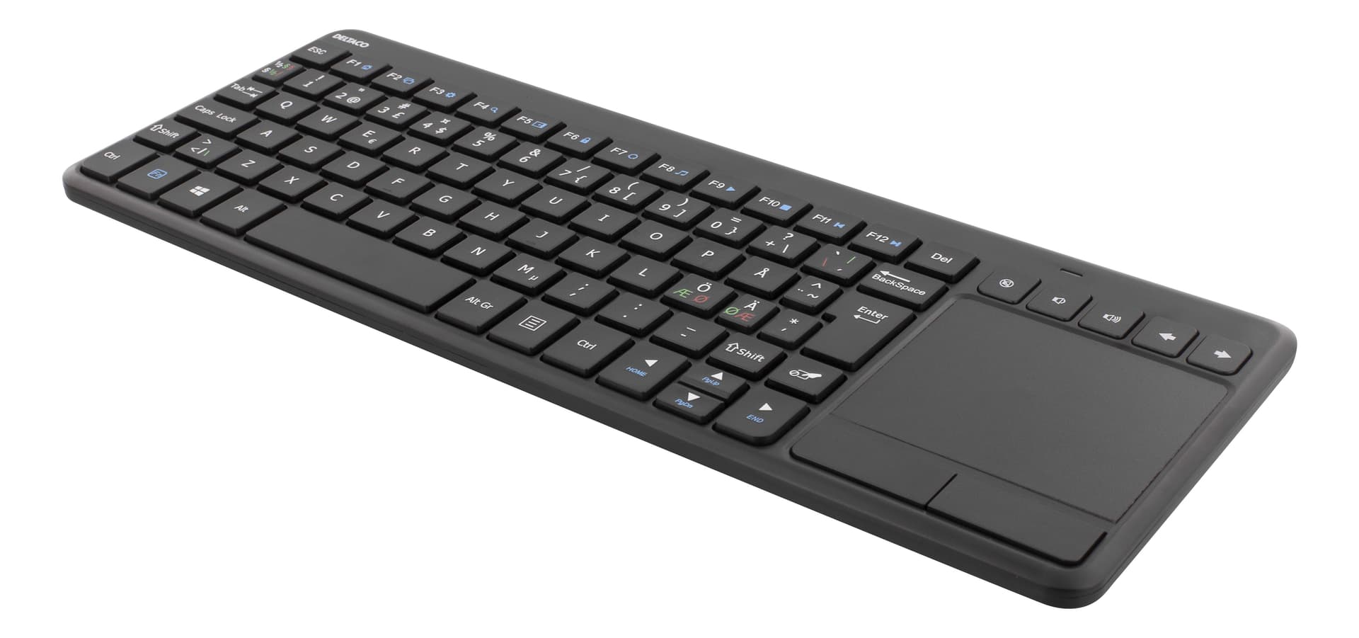 Deltaco TB-504 Tastiera Wireless RF Nordic