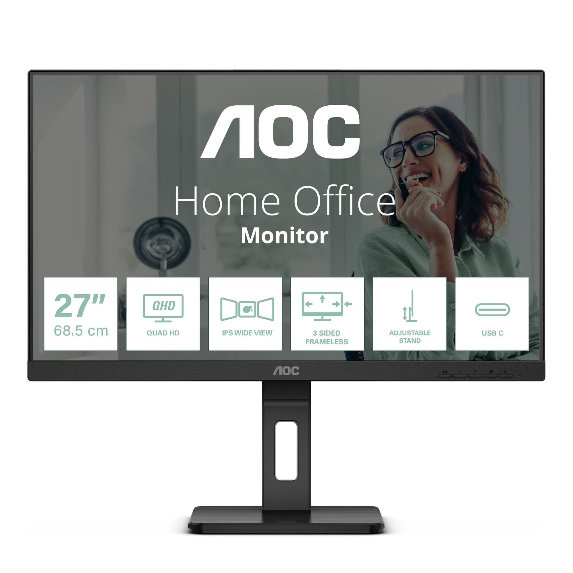 AOC Q27P3CV Monitor 27" QHD