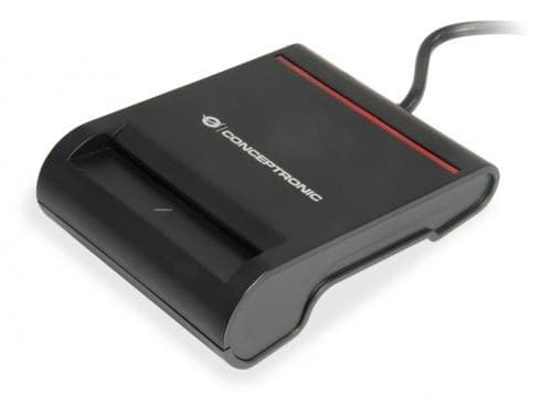 Conceptronic Lettore Di Schede Smart ID (conceptronic Scr01b USB 2.0 Smart ID Card Reader - Compatible with eID [belgium] and Dnie [spain]; Use Your Ic/id Card for Online Tax Reporting; Online Banking and Online Identification; Supports Iso7816 Class
