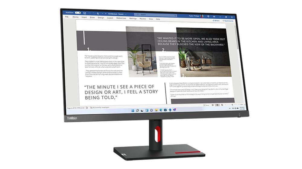 Lenovo Thinkvision S27i-30 Monitor PC 68,6 Cm [27] 1920 X 1080 Pixel Full HD LED Grigio (lenovo Thinkvision S27i-30, 27 Inch, Full HD [1920 X 1080], 100hz, 4ms, 16:9, Ips, WLED Monitor, Hdmi, Vga, Tilt Adjustable, 3 Year Warranty)