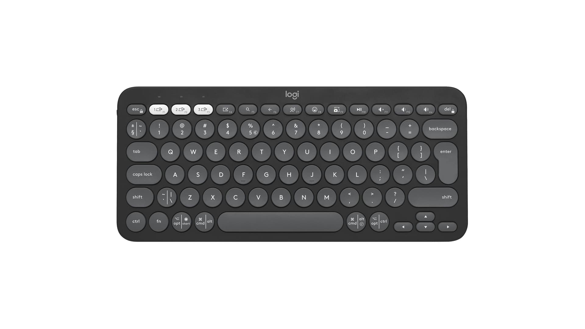 Logitech Pebble Keys 2 K380s Graphite