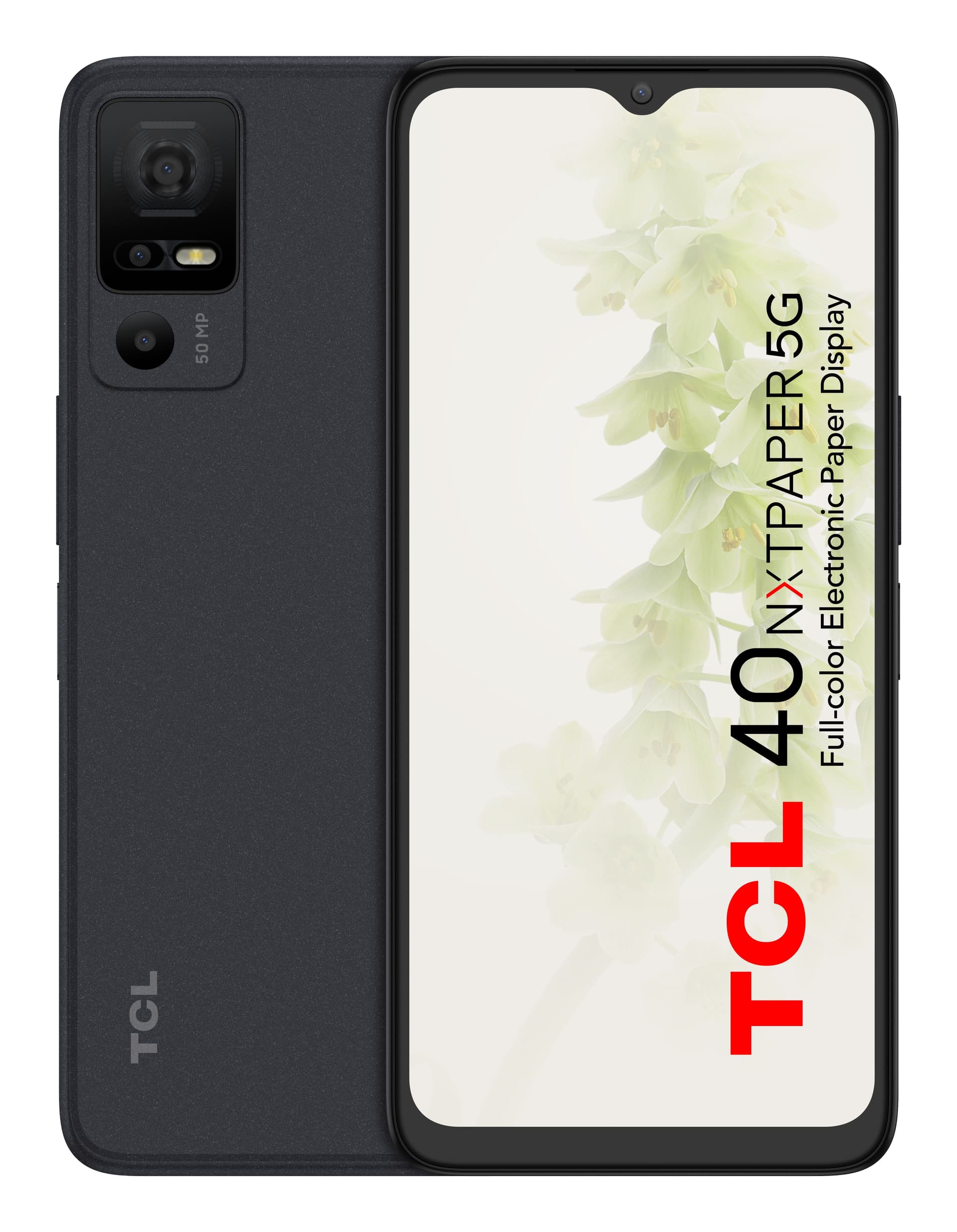TCL 40 Nxtpaper 5G 16,8 Cm [6.6] Dual SIM Ibrida Android 13 USB Tipo-c 6 GB 256 GB 5000 mAh Nero (tcl 40 Nxtpaper 5G Black)