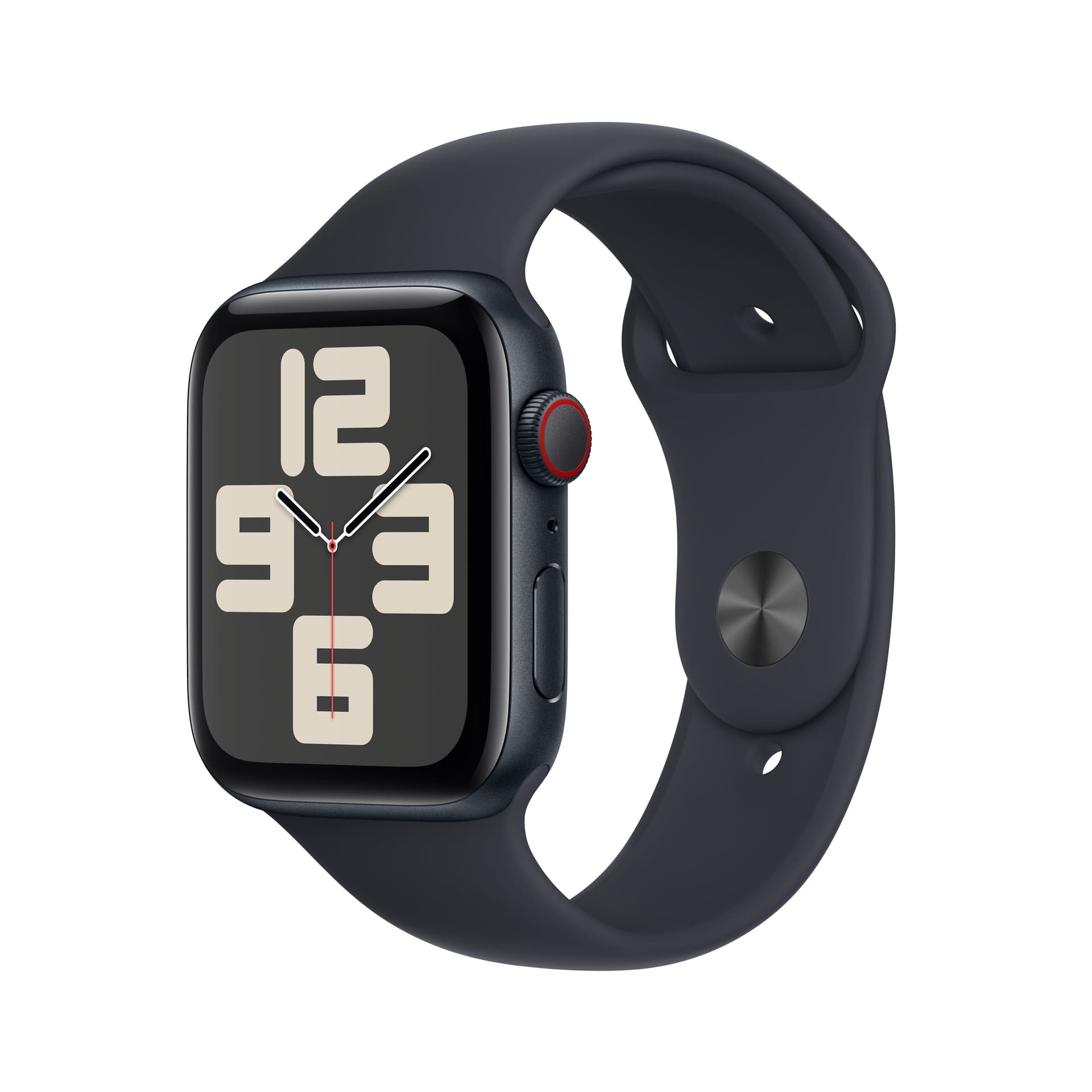 Apple Watch SE OLED 44 Mm Digitale 368 X 448 Pixel Touch Screen 4G Nero Wi-fi GPS [satellitare] (apple Watch SE [gen 2] Cellular 44MM Midnight AI MID SB S/m)