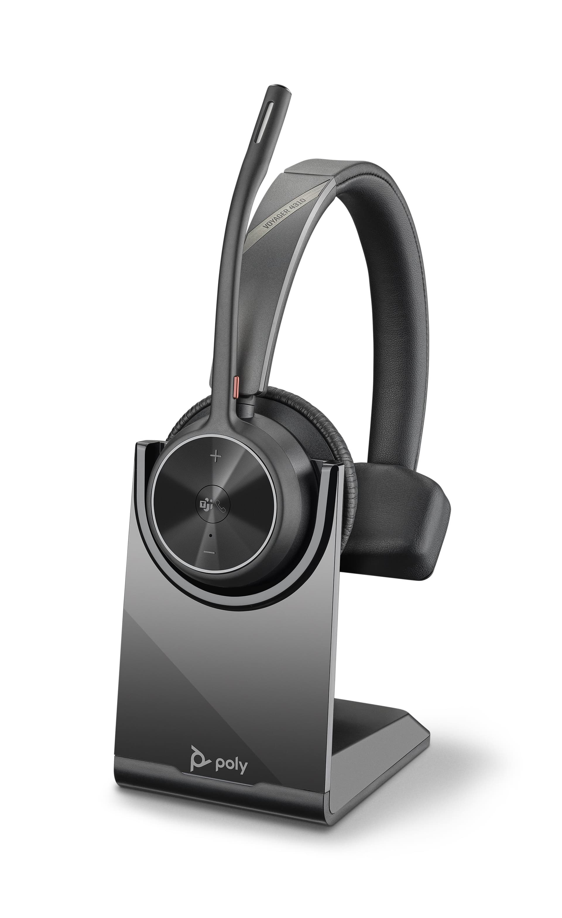 POLY Voyager 4310 UC Auricolare Wireless A Padiglione Ufficio USB tipo A Bluetooth Base di ricarica Nero (Voyager 4310 UC Headset - Wireless Head-band Offic POLY - Voyager 4310 UC, Wireless, Office/Call center, 122 g, Headset, Black - Warranty: 12M)