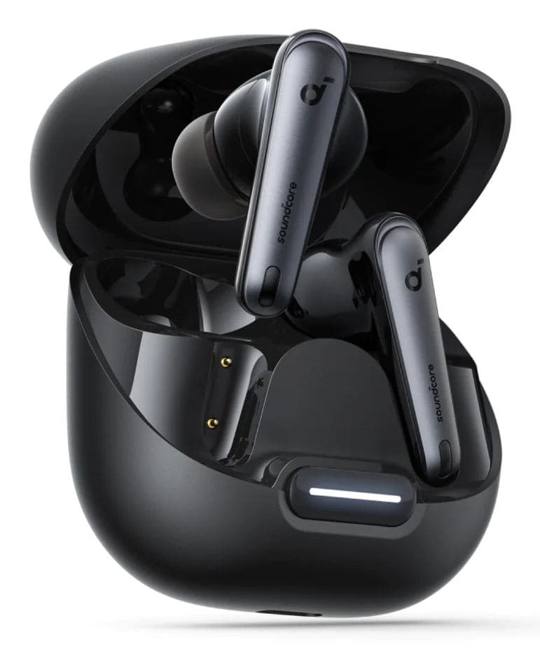 Soundcore Liberty 4 NC Cuffie Wireless In-ear Musica e Chiamate Bluetooth Nero (Liberty 4 Nc Headphones - Wireless In-Ear Music Usb - Type-C Bluetooth Black - Warranty: 12M)