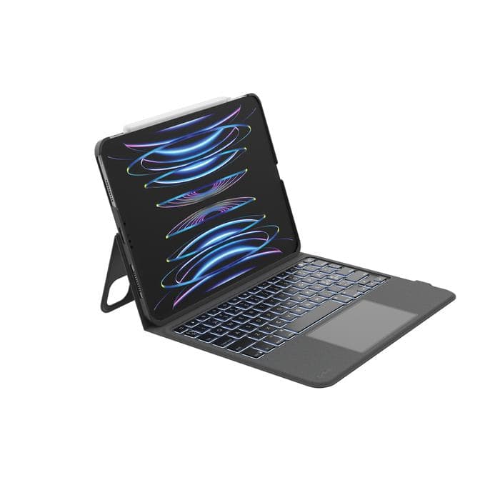 Belkin BBZ001UK-V1 tastiera per dispositivo mobile QWERTY Inglese Bluetooth Nero (EVERYDAY KB CASE W/CRADLE - FOR IPAD AIR 10.9 AND IPAD PRO11) - Versione UK