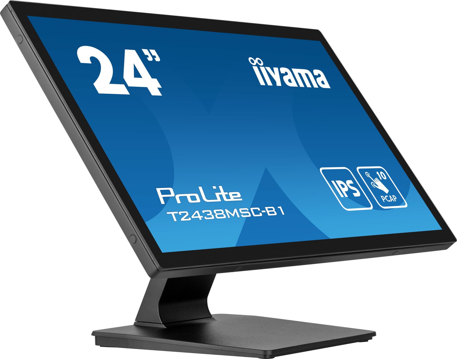 iiyama ProLite T2438MSC-B1 Monitor PC 60,5 cm [23.8] 1920 x 1080 Pixel Full HD LED Touch screen Nero (iiyama T2438MSC-B1 24' Touchscreen Monitor)