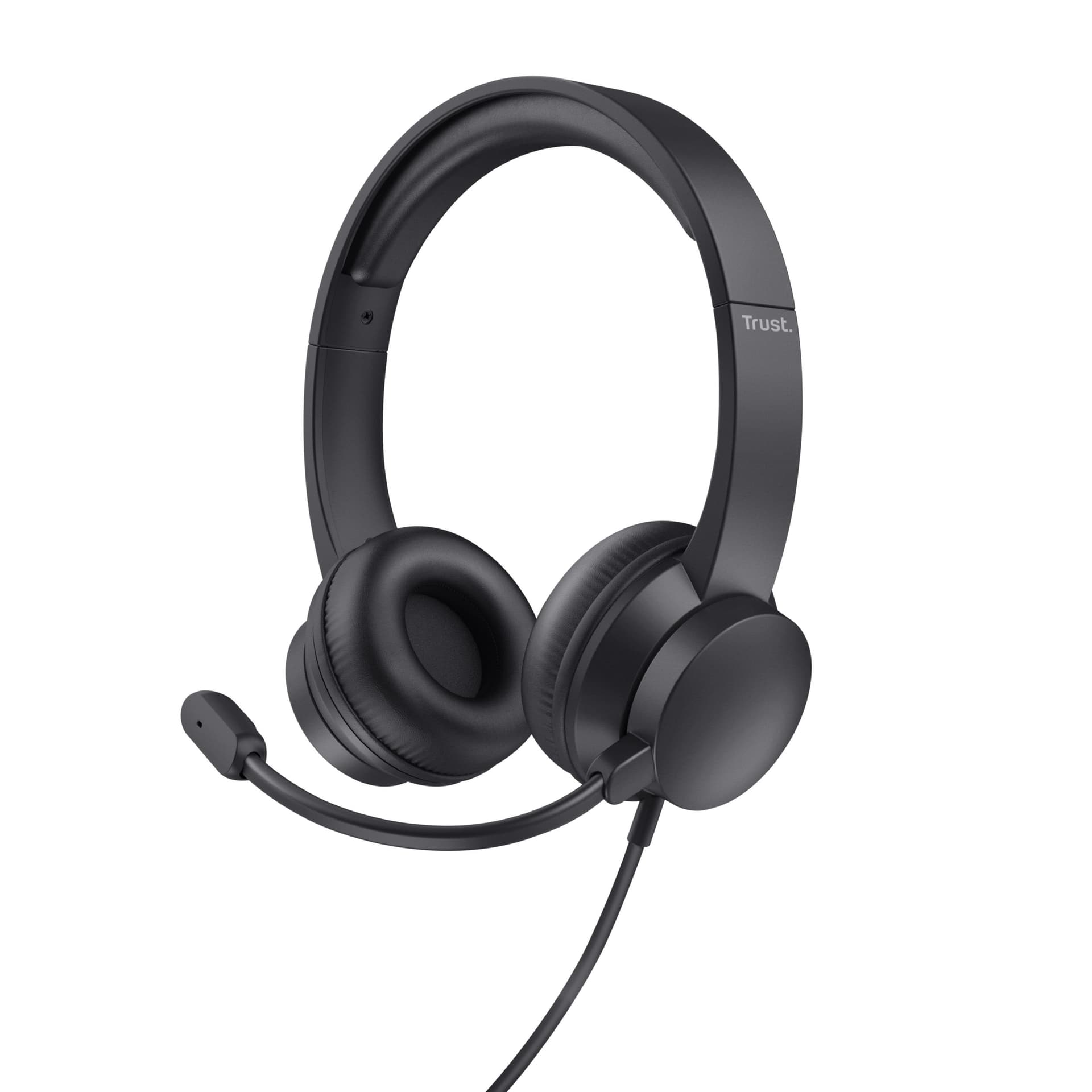 Trust Ayda Auricolare Cablato A Padiglione Musica e Chiamate Nero (TRUST AYDA USB PC headset Lightweight 25088)