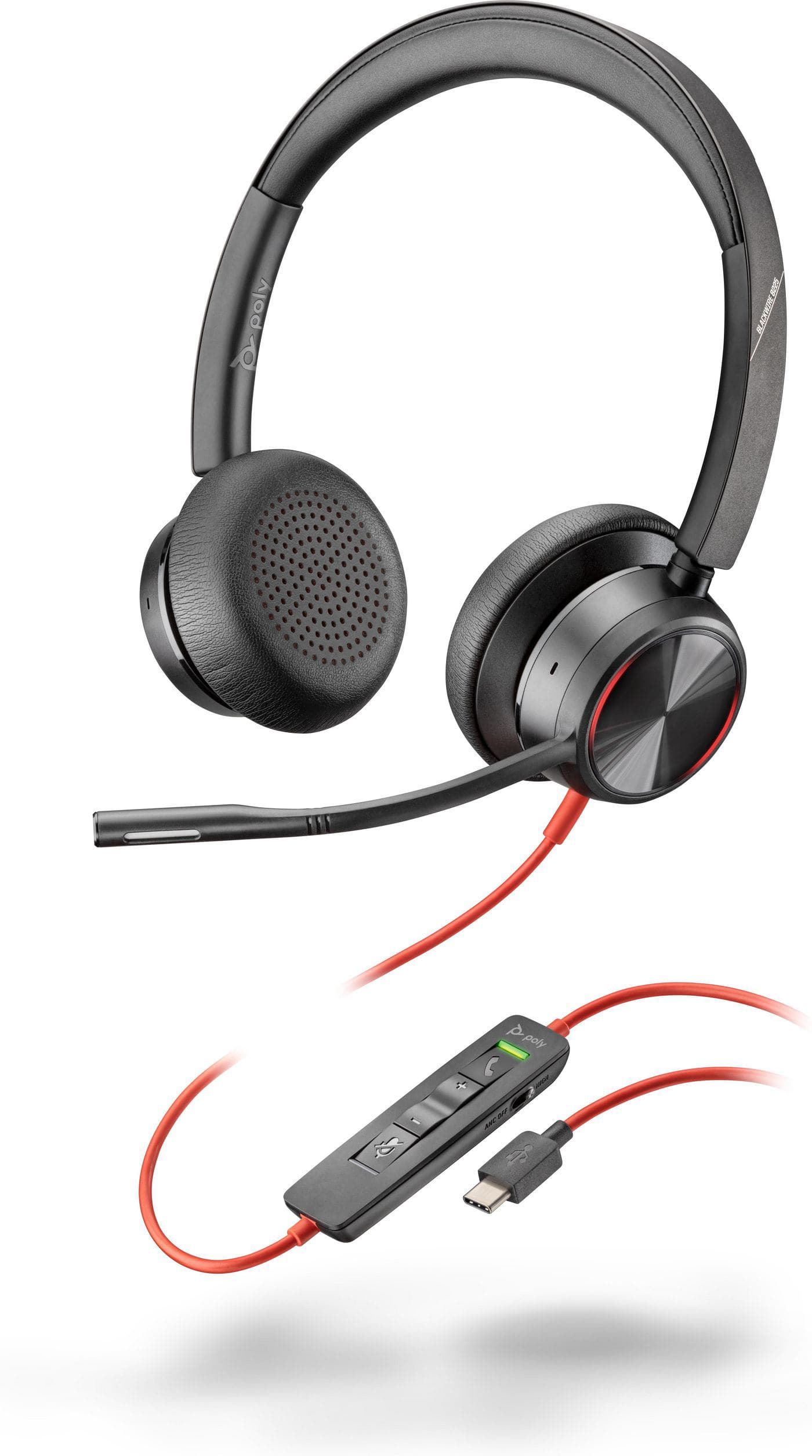 HP Poly Blackwire 8225 - Headset - On-Ear - kabelgebunden