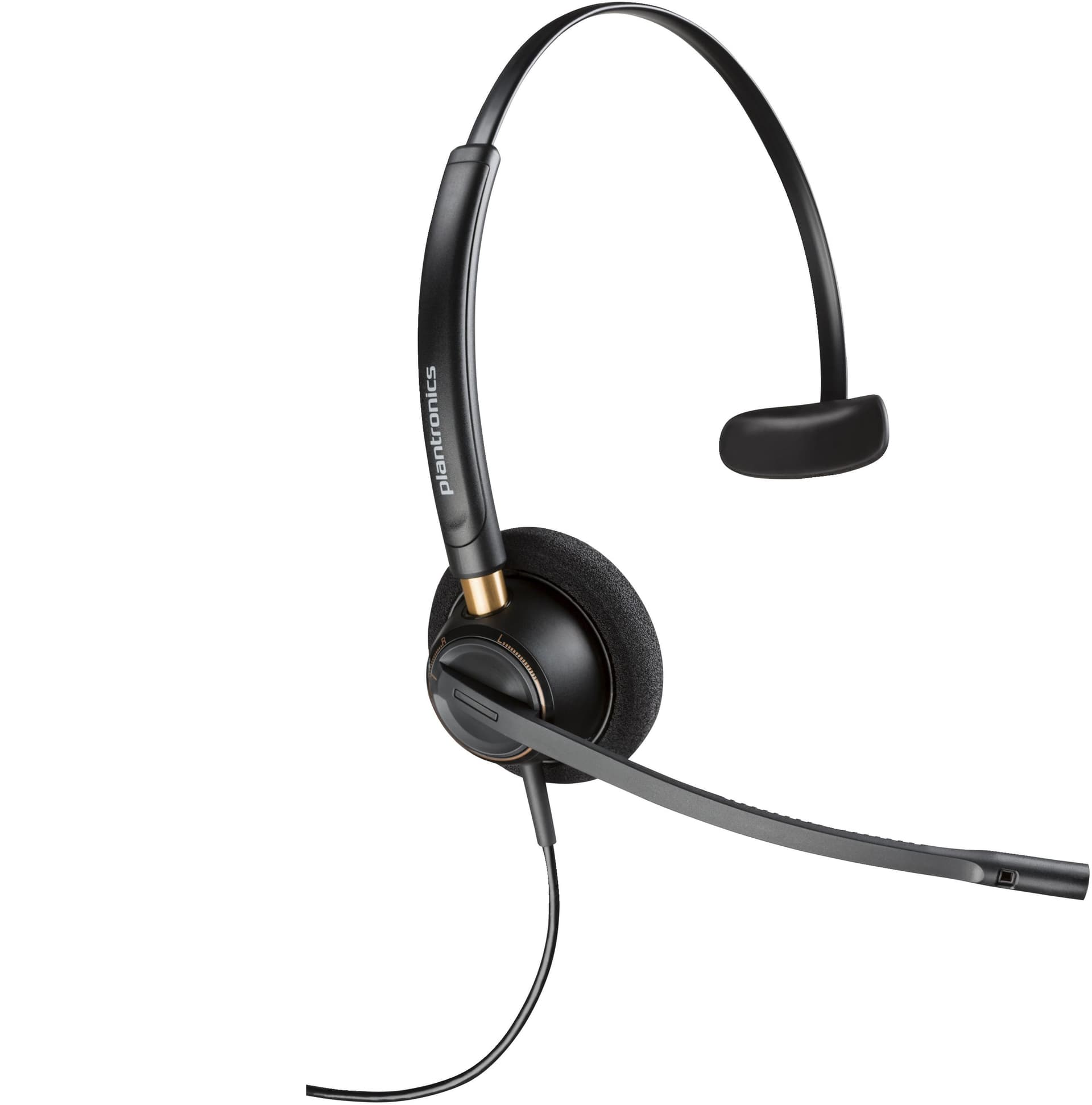POLY Cuffie EncorePro 510 monoaurali + Quick Disconnect (Encorepro 510 Monaural - Headset +Quick Disconnect - Warranty: 12M)