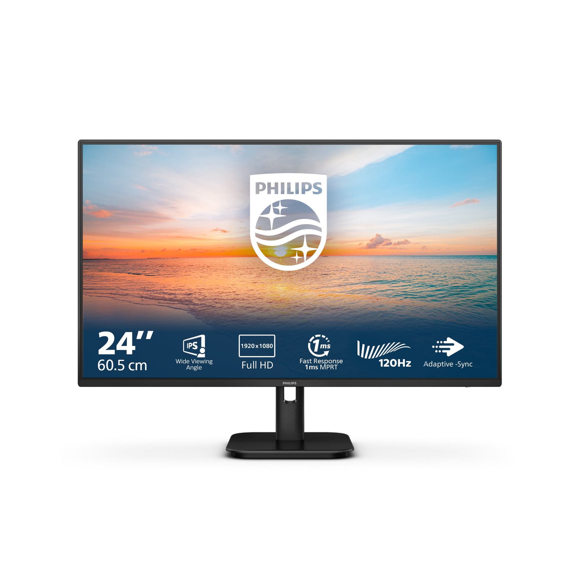 Philips Serie 1000 24E1N1100A/00 Monitor PC 60,5 cm [23.8] 1920 x 1080 Pixel Full HD LCD Nero (Philips 24E1N1100A - 1000 Series - monitor a LED - 24 [23.8 visualizzabile] - 1920 x 1080 Full HD [1080p] @ 100 Hz - IPS - 250 cd/mÂ² - 1300:1 - 1 ms - HDM