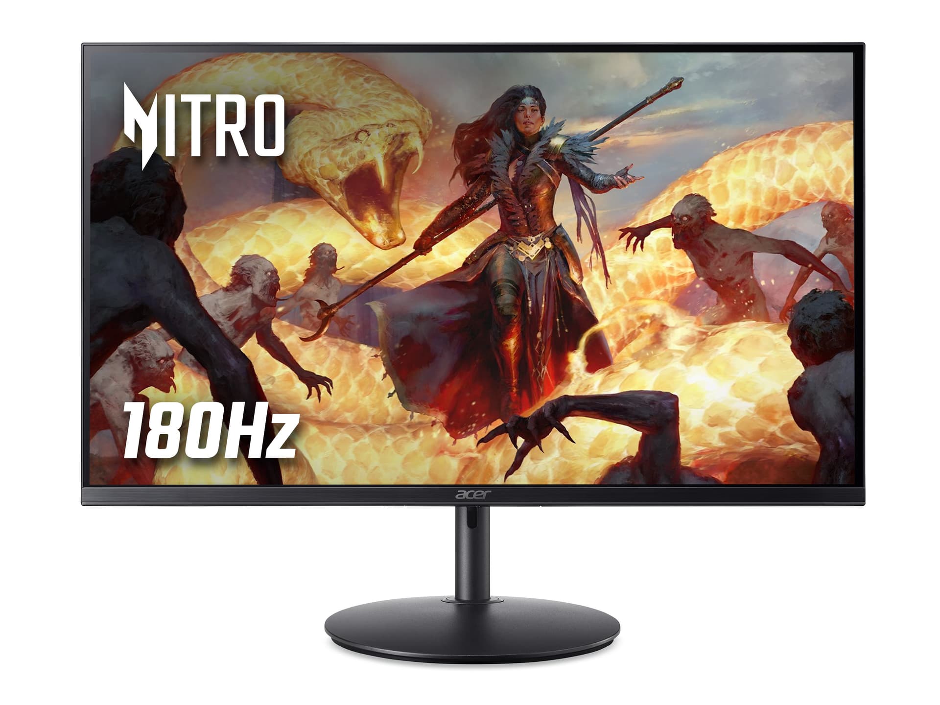 Acer XF0 NITRO XF240YM3BIIPHIPS 180HZ Monitor PC 60,5 cm [23.8] 1920 x 1080 Pixel Full HD LED Nero (NITRO XF240YM3BIIPHIPS 180HZ)