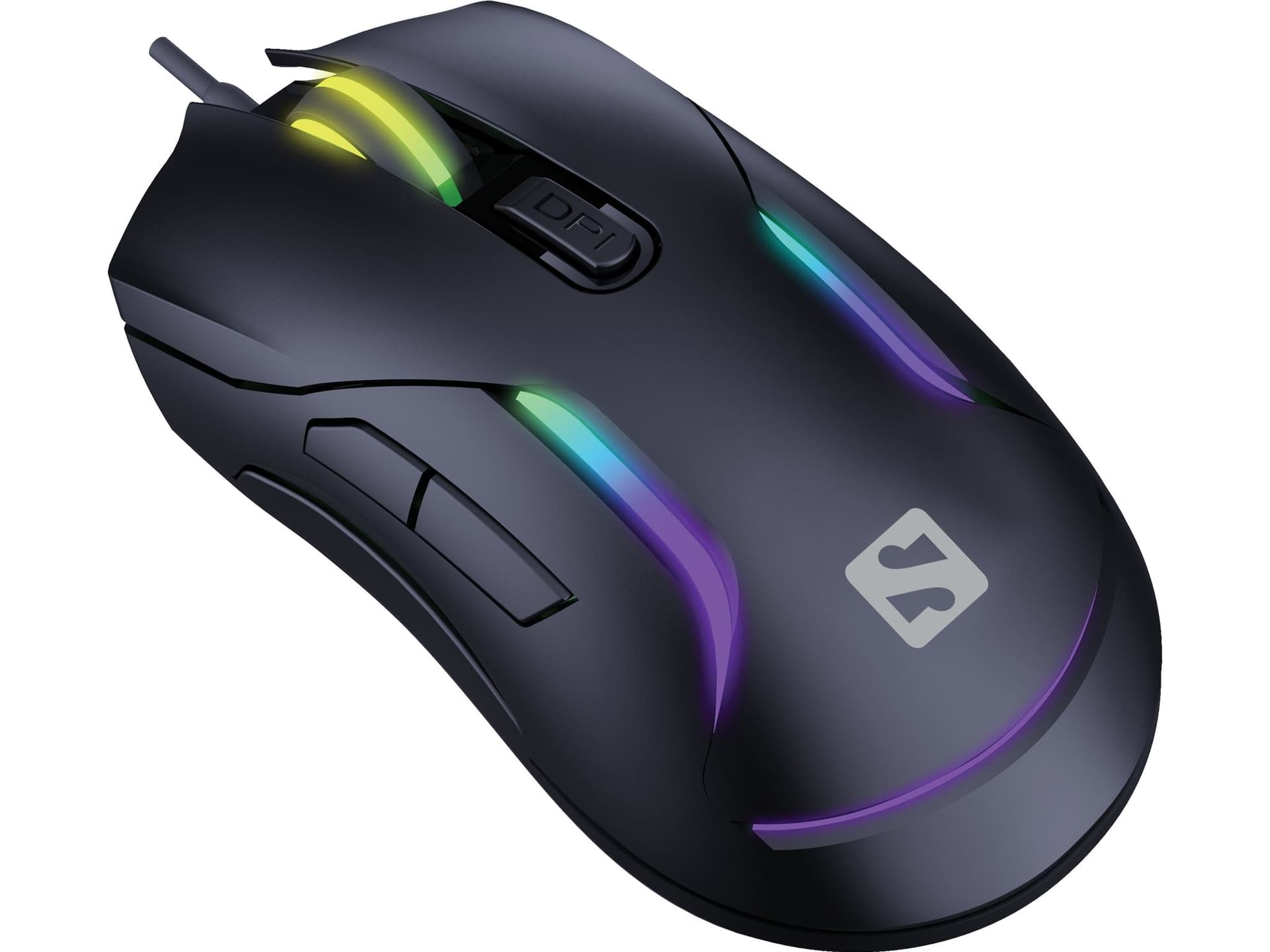 Sandberg 640-27 mouse Gaming Ambidestro USB tipo A 3600 DPI (LightFlow 6D Gamer Mouse - LightFlow 6D Gamer Mouse)