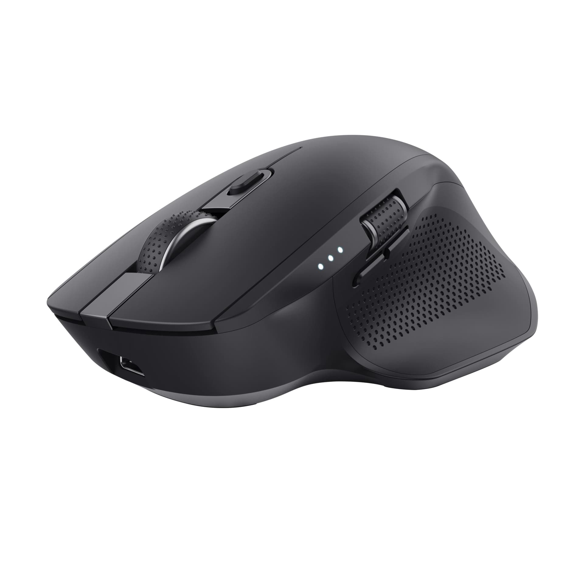 Trust Ozaa+ mouse Ufficio Mano destra RF senza fili + Bluetooth Ottico 3200 DPI ([A] TRUST OZAA+ MULTI-CONNECT WIRELESS MOUSE BLK 24820)