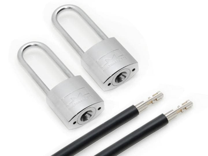 Multibrackets 0137 lucchetto Lucchetto convenzionale 2 pz (Multibrackets M Anti-theft - tyverisik)