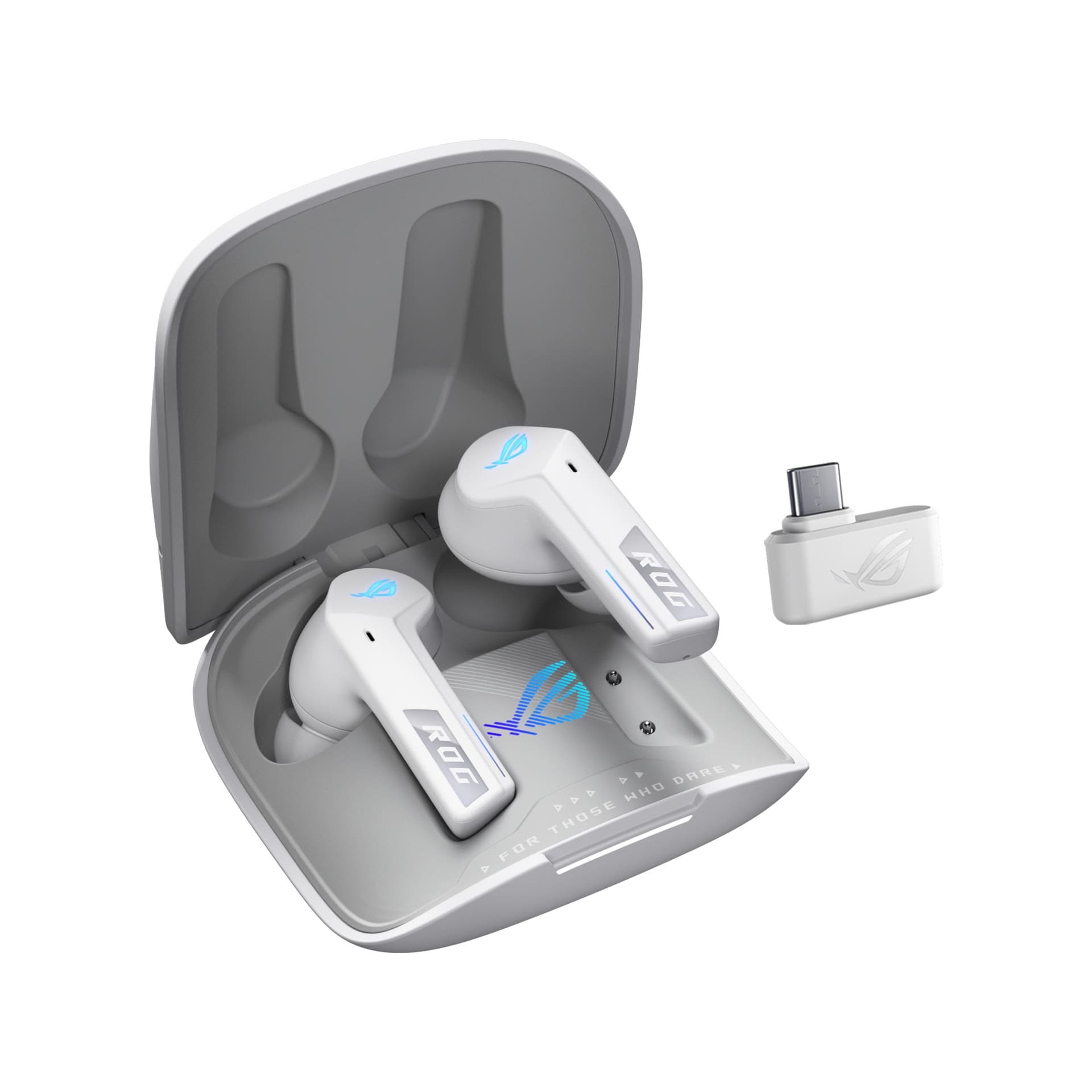 ASUS ROG Cetra True Wireless Speednova Auricolare True Wireless Stereo [TWS] In-ear Gaming Bluetooth Bianco (ASUS ROG CETRA SPEEDNOVA MOONLIGHT)
