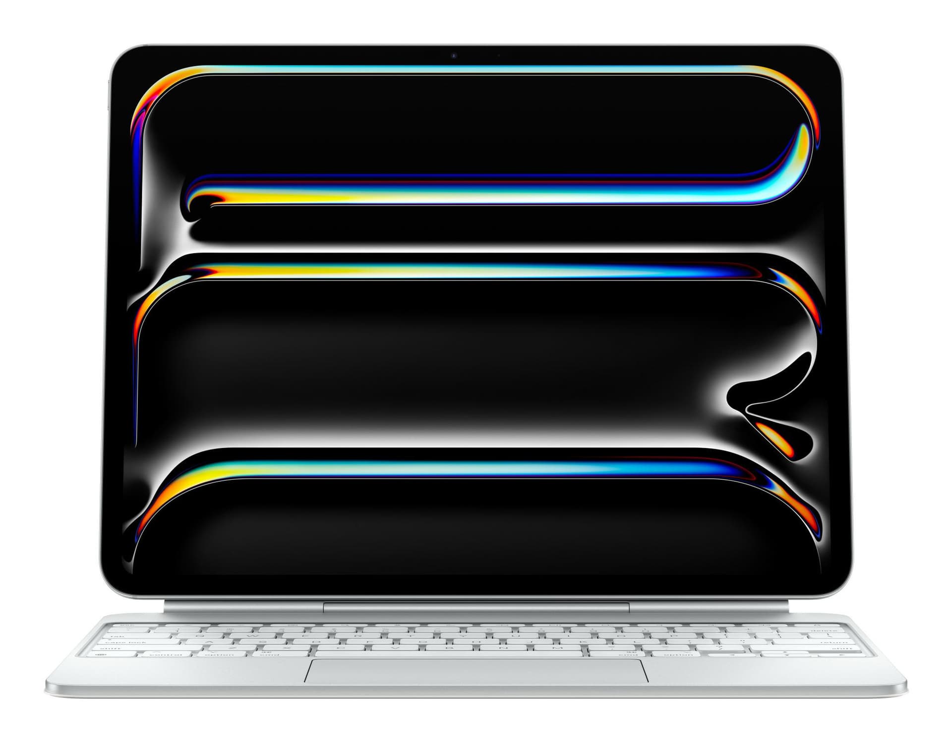 Apple Magic Keyboard per iPad Pro 13 [M4] - Tedesco - Bianco (MAGIC KEYBOARD FOR IPAD PRO - 13IN [M4] - GERMAN - WHITE) - Versione UK