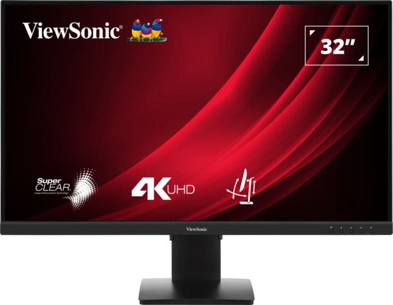 Viewsonic VG3208-4K Monitor PC 81,3 cm [32] 3840 x 2160 Pixel 4K Ultra HD LED Nero (LED VG3208-4K 32IN 3840X2160 - 16:9 5MS 1000:1 HDMI 5YR WARR)