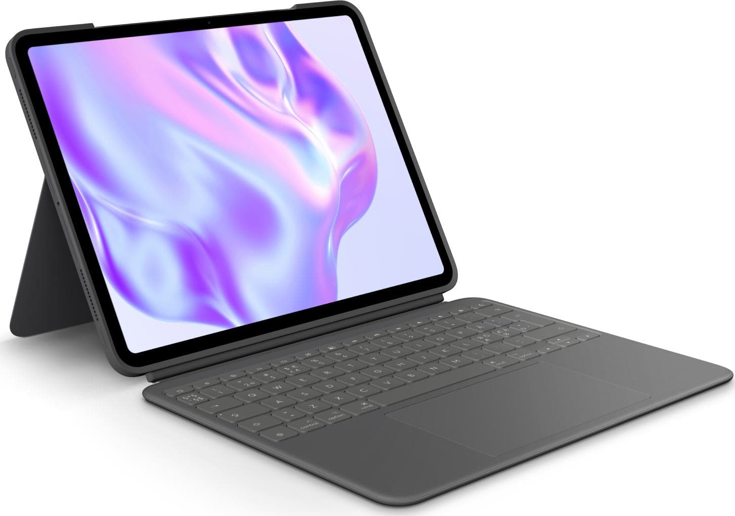 Logitech Combo Touch QWERTY Danese, Finlandese, Nordic, Svedese Smart Connector Grafite (Logitech Combo Touch - tastatur og fol)
