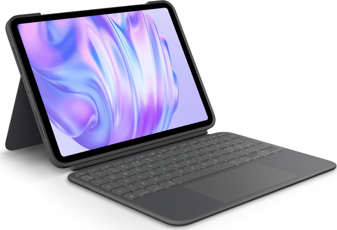 Logitech Combo Touch QWERTY Danese, Finlandese, Norvegese, Svedese Smart Connector Grafite (Logitech Combo Touch - tastatur og fol)