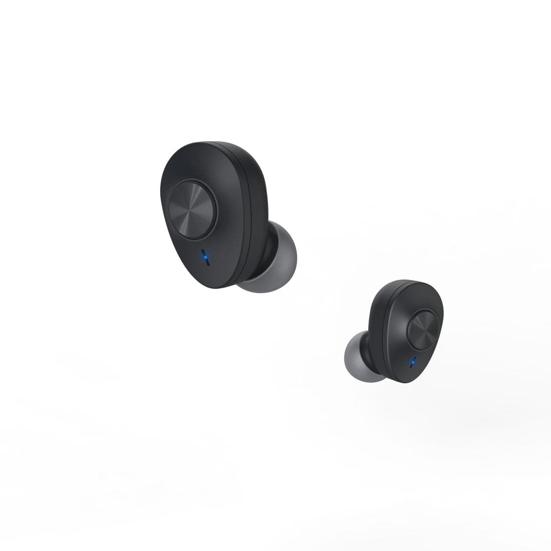 Hama Freedom Buddy Auricolare True Wireless Stereo [TWS] In-ear Musica e Chiamate Bluetooth Nero, Grigio (FREEDOM BUDDY IN-EAR BUDS BLK)