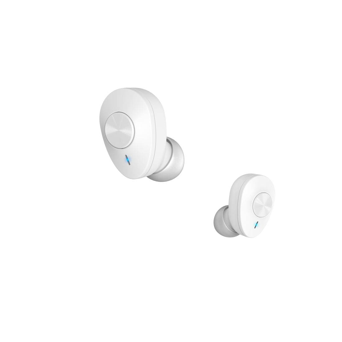 Hama Freedom Buddy Auricolare True Wireless Stereo [TWS] In-ear Musica e Chiamate USB tipo-C Bluetooth Grigio chiaro, Bianco (FREEDOM BUDDY IN-EAR BUDS WHT)