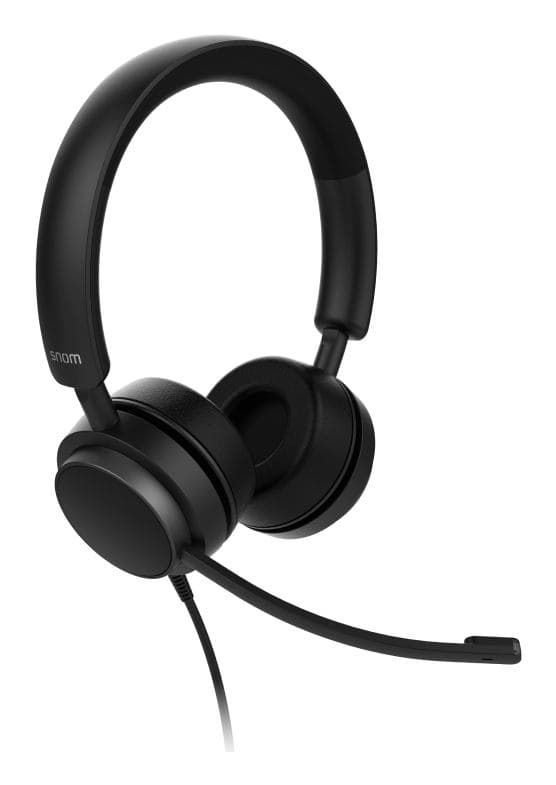 Snom A310D Auricolare Cablato A Padiglione Ufficio Nero (Snom A310D Headset, wired duo)