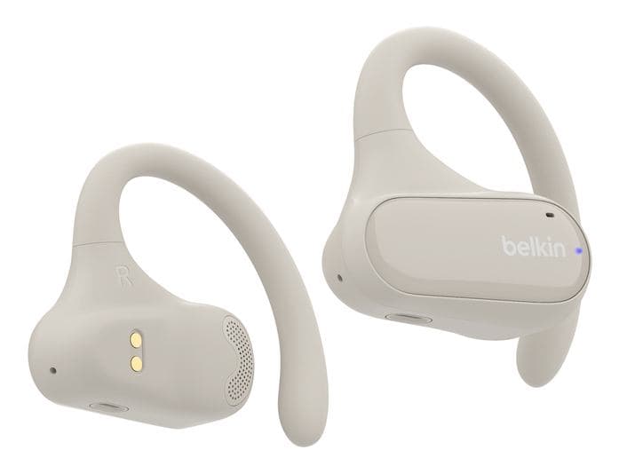 Belkin SoundForm ClearFit Auricolare True Wireless Stereo [TWS] A clip Chiamate/Musica/Sport/Tutti i giorni Bluetooth Sabbia (SOUNDFORM CLEARFIT EARBUDS SAND)