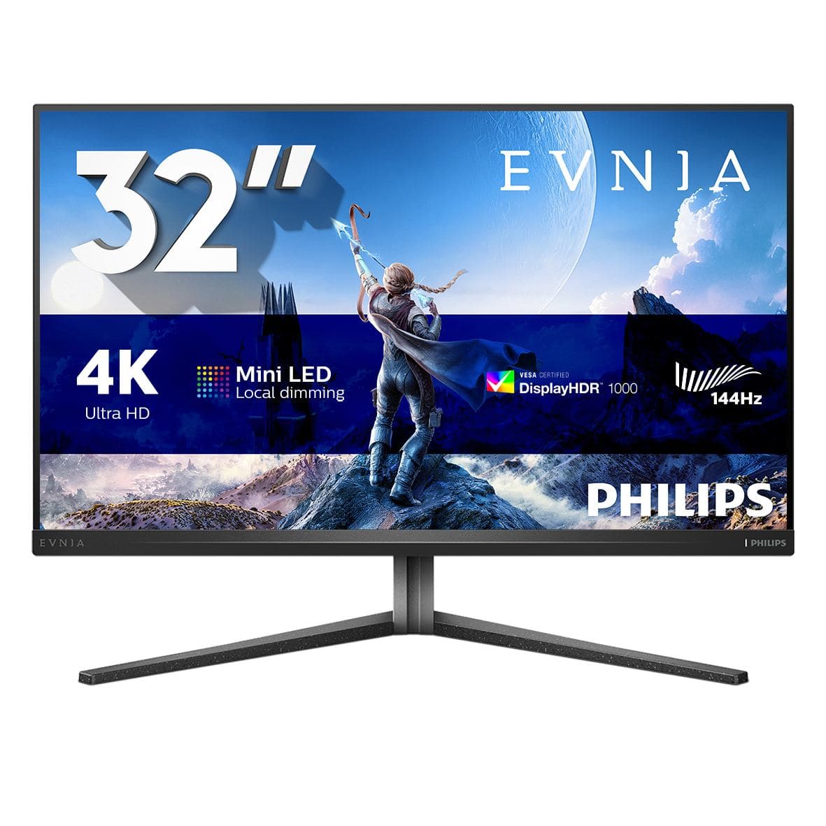 Philips Evnia 32M2N6800M/00 Monitor PC 80 cm [31.5] 3840 x 2160 Pixel 4K Ultra HD LCD Grigio (PHILIPS 31.5 IPS MONITOR 32M2N6800M/00)