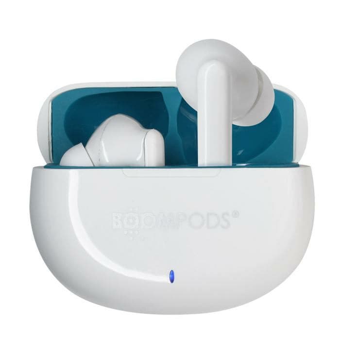 Boompods SKIM Auricolare True Wireless Stereo [TWS] In-ear Musica e Chiamate Bluetooth Bianco (SKIM OCEAN TWS - WHITE)