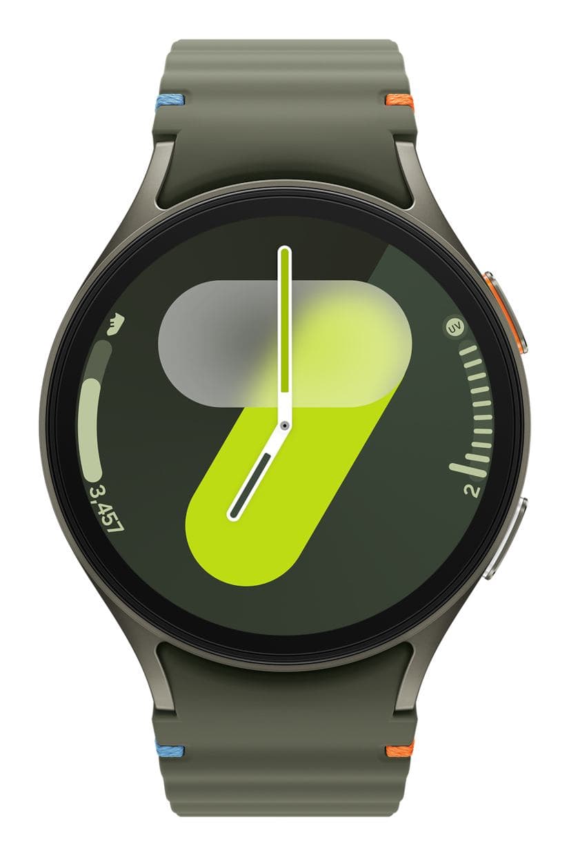 Samsung Galaxy Watch7 3,81 cm [1.5] AMOLED 44 mm Digitale 480 x 480 Pixel Touch screen Verde Wi-Fi GPS [satellitare] (Samsung Galaxy Watch7 - 44 mm - smart watch with sport band - rubber - band size: M/L - display 1.47 - 32 GB - NFC, Wi-Fi, Bluetooth
