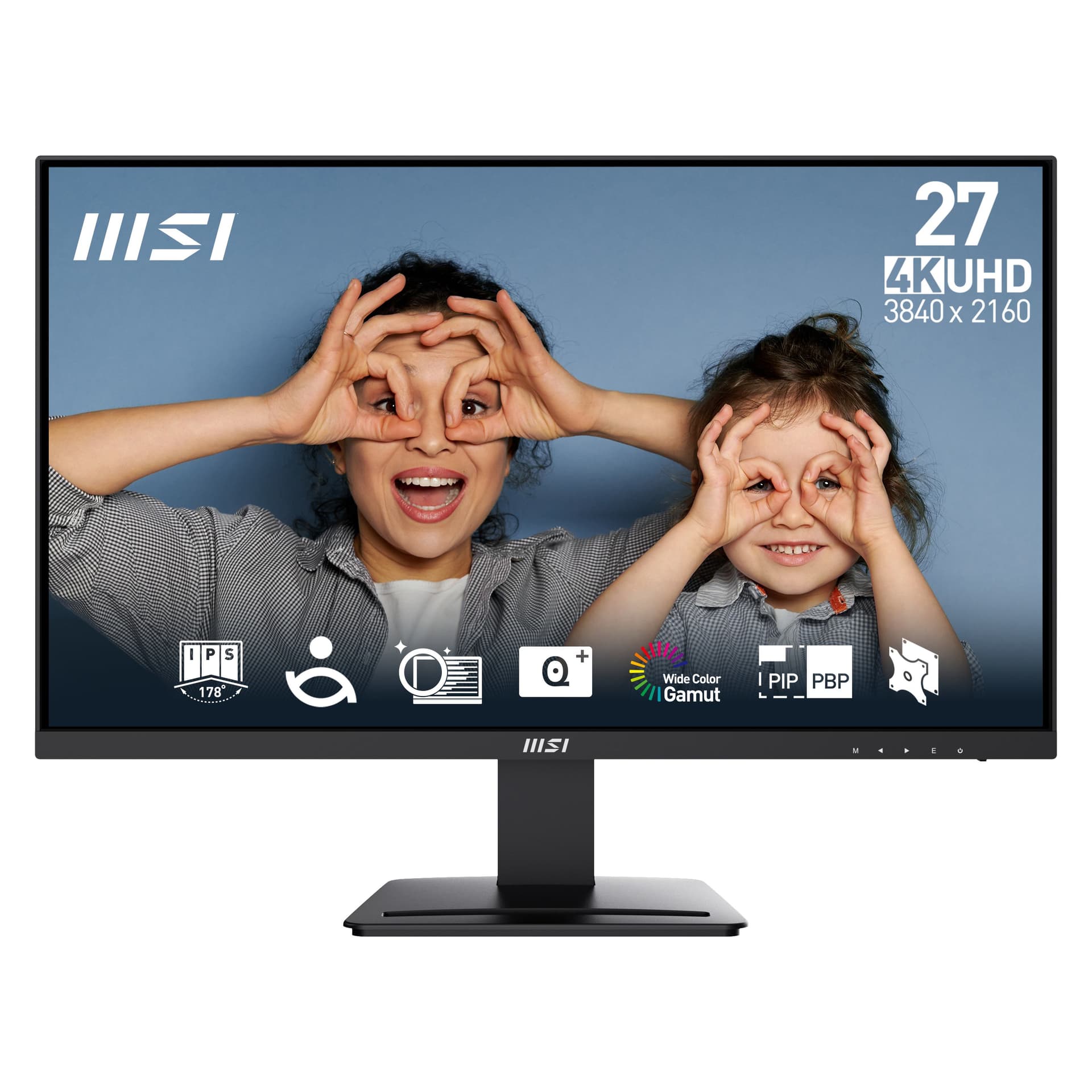 MSI Pro MP273UDE Monitor PC 68,6 cm [27] 3840 x 2160 Pixel 4K Ultra HD Nero (Pro Mp273Ude Computer Monitor - 68.6 Cm [27] 3840 X 2160 - Pixels 4K Ultra Hd Black - Warranty: 12M)